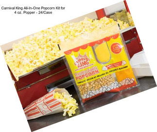 Carnival King All-In-One Popcorn Kit for 4 oz. Popper - 24/Case