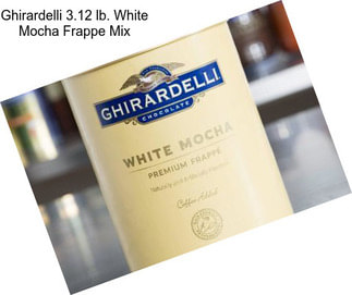 Ghirardelli 3.12 lb. White Mocha Frappe Mix