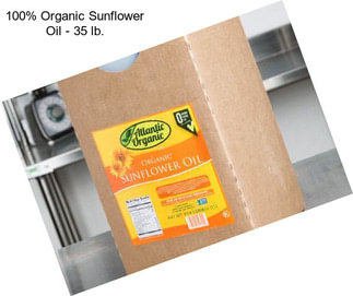 100% Organic Sunflower Oil - 35 lb.