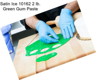 Satin Ice 10162 2 lb. Green Gum Paste