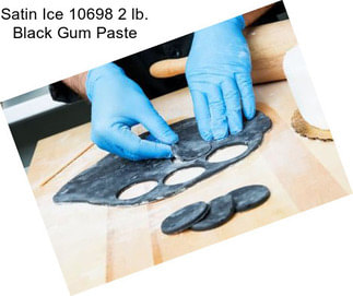 Satin Ice 10698 2 lb. Black Gum Paste