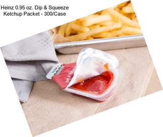 Heinz 0.95 oz. Dip & Squeeze Ketchup Packet - 300/Case