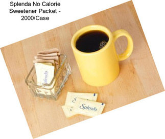 Splenda No Calorie Sweetener Packet - 2000/Case