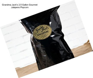 Grandma Jack\'s 2.5 Gallon Gourmet Jalapeno Popcorn