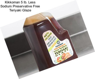 Kikkoman 5 lb. Less Sodium Preservative Free Teriyaki Glaze