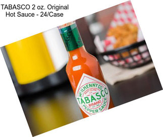 TABASCO 2 oz. Original Hot Sauce - 24/Case
