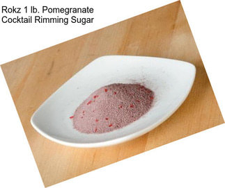 Rokz 1 lb. Pomegranate Cocktail Rimming Sugar