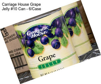 Carriage House Grape Jelly #10 Can - 6/Case