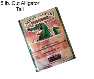 5 lb. Cut Alligator Tail