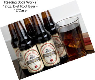 Reading Soda Works 12 oz. Diet Root Beer - 12/Case