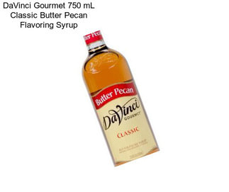 DaVinci Gourmet 750 mL Classic Butter Pecan Flavoring Syrup