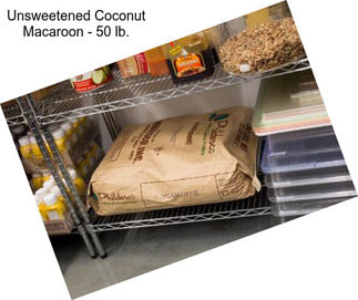 Unsweetened Coconut Macaroon - 50 lb.