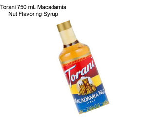 Torani 750 mL Macadamia Nut Flavoring Syrup