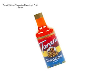 Torani 750 mL Tangerine Flavoring / Fruit Syrup