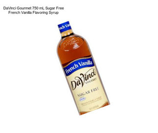 DaVinci Gourmet 750 mL Sugar Free French Vanilla Flavoring Syrup