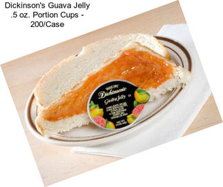 Dickinson\'s Guava Jelly .5 oz. Portion Cups - 200/Case