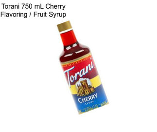 Torani 750 mL Cherry Flavoring / Fruit Syrup