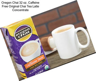 Oregon Chai 32 oz. Caffeine Free Original Chai Tea Latte Concentrate