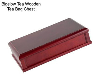 Bigelow Tea Wooden Tea Bag Chest