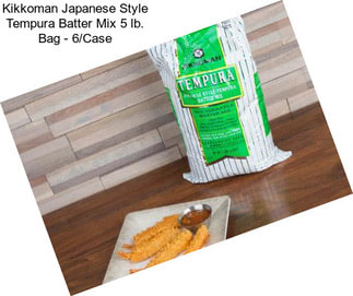 Kikkoman Japanese Style Tempura Batter Mix 5 lb. Bag - 6/Case