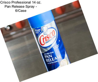 Crisco Professional 14 oz. Pan Release Spray - 6/Case