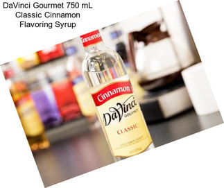 DaVinci Gourmet 750 mL Classic Cinnamon Flavoring Syrup