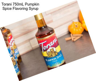 Torani 750mL Pumpkin Spice Flavoring Syrup