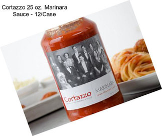 Cortazzo 25 oz. Marinara Sauce - 12/Case