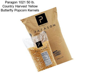 Paragon 1021 50 lb. Country Harvest Yellow Butterfly Popcorn Kernels