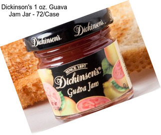 Dickinson\'s 1 oz. Guava Jam Jar - 72/Case