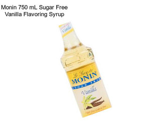 Monin 750 mL Sugar Free Vanilla Flavoring Syrup