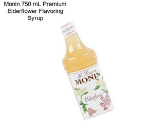 Monin 750 mL Premium Elderflower Flavoring Syrup