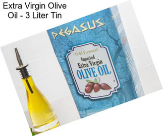 Extra Virgin Olive Oil - 3 Liter Tin