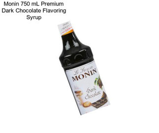 Monin 750 mL Premium Dark Chocolate Flavoring Syrup