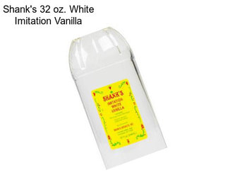 Shank\'s 32 oz. White Imitation Vanilla