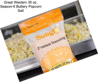 Great Western 35 oz. Season-It Buttery Popcorn Salt