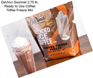 DaVinci Gourmet 2.75 lb. Ready to Use Coffee Toffee Freeze Mix