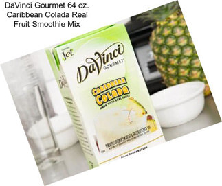 DaVinci Gourmet 64 oz. Caribbean Colada Real Fruit Smoothie Mix