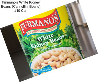 Furmano\'s White Kidney Beans (Cannellini Beans) #10 Can