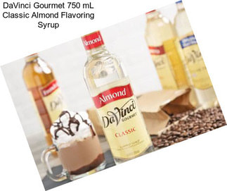 DaVinci Gourmet 750 mL Classic Almond Flavoring Syrup