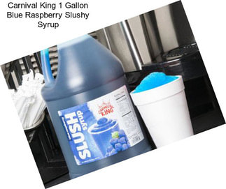 Carnival King 1 Gallon Blue Raspberry Slushy Syrup
