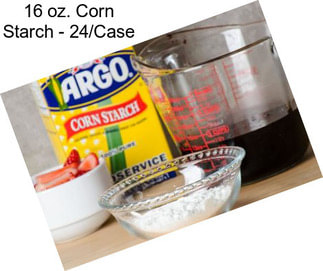 16 oz. Corn Starch - 24/Case