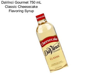 DaVinci Gourmet 750 mL Classic Cheesecake Flavoring Syrup