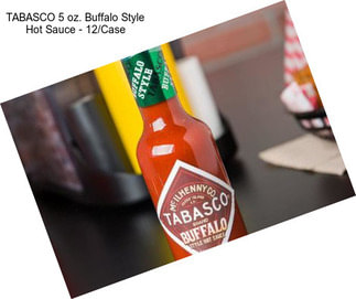 TABASCO 5 oz. Buffalo Style Hot Sauce - 12/Case