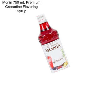 Monin 750 mL Premium Grenadine Flavoring Syrup