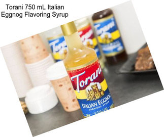 Torani 750 mL Italian Eggnog Flavoring Syrup