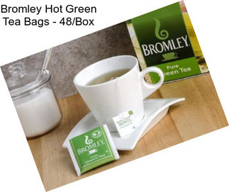 Bromley Hot Green Tea Bags - 48/Box