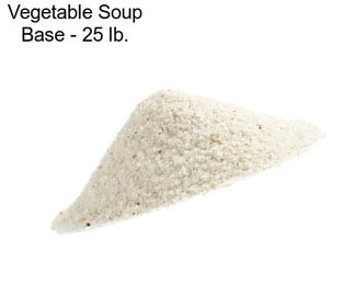 Vegetable Soup Base - 25 lb.