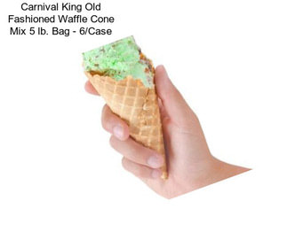 Carnival King Old Fashioned Waffle Cone Mix 5 lb. Bag - 6/Case