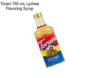 Torani 750 mL Lychee Flavoring Syrup